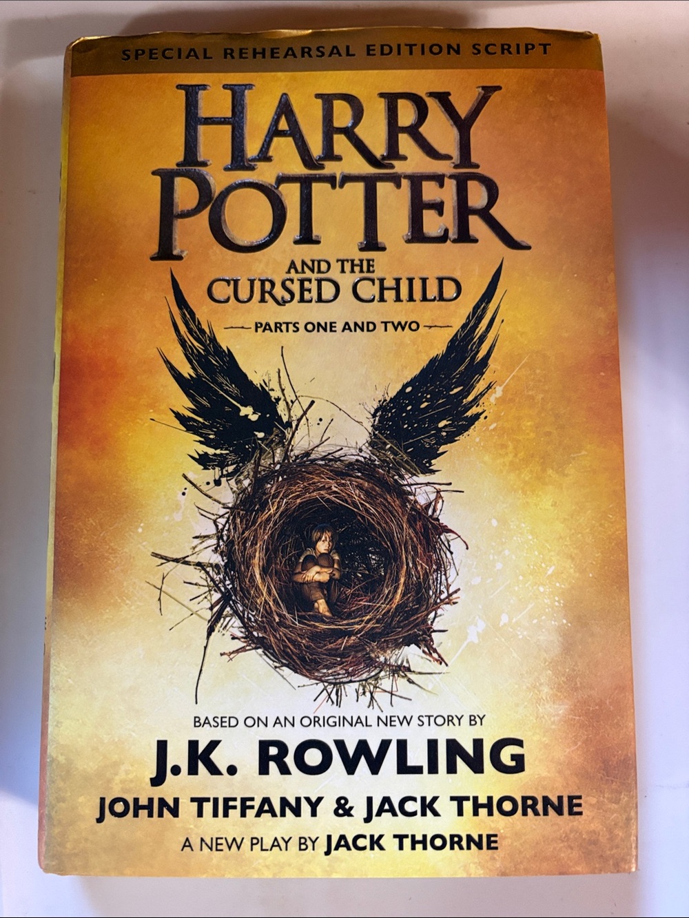 Harry Potter and the Cursed Child Special Rehearsal Edition - Gold Cover